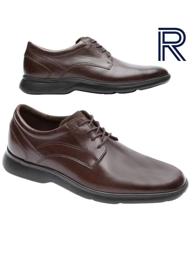 락포트 남성화 드레스스포츠 옥스퍼드 스니커즈 신발 다크브라운