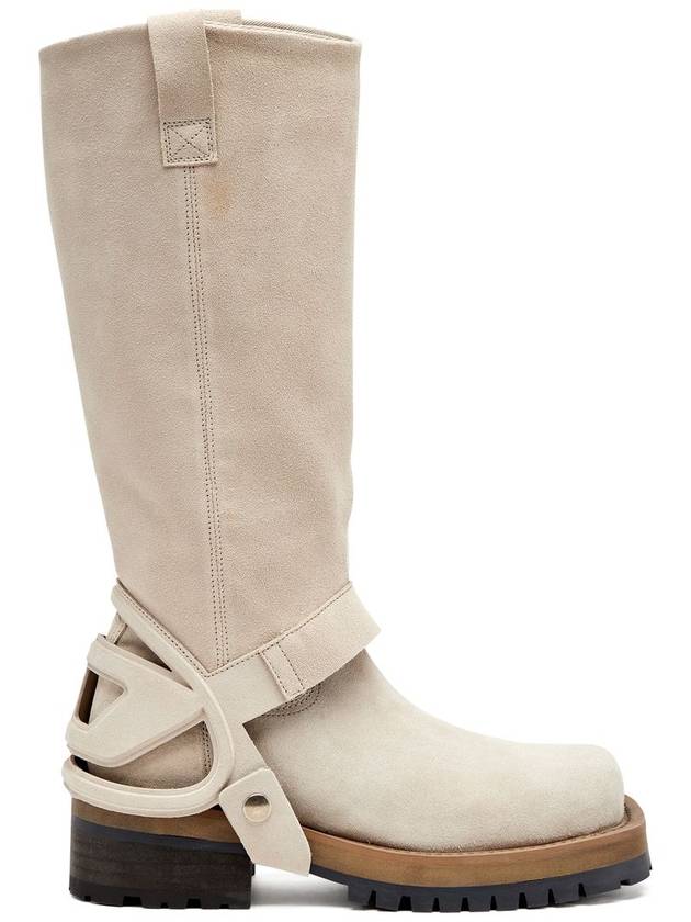 Diesel - High and low Texan biker boot - Boots - Woman - Brown