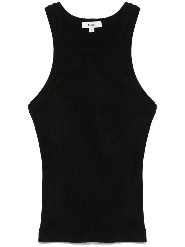 Agolde Rayne Ribbed-Knit Tank Top