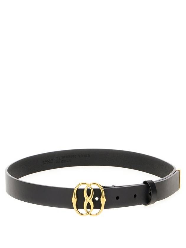 Bally 엠블럼 로고 버클 고정 벨트