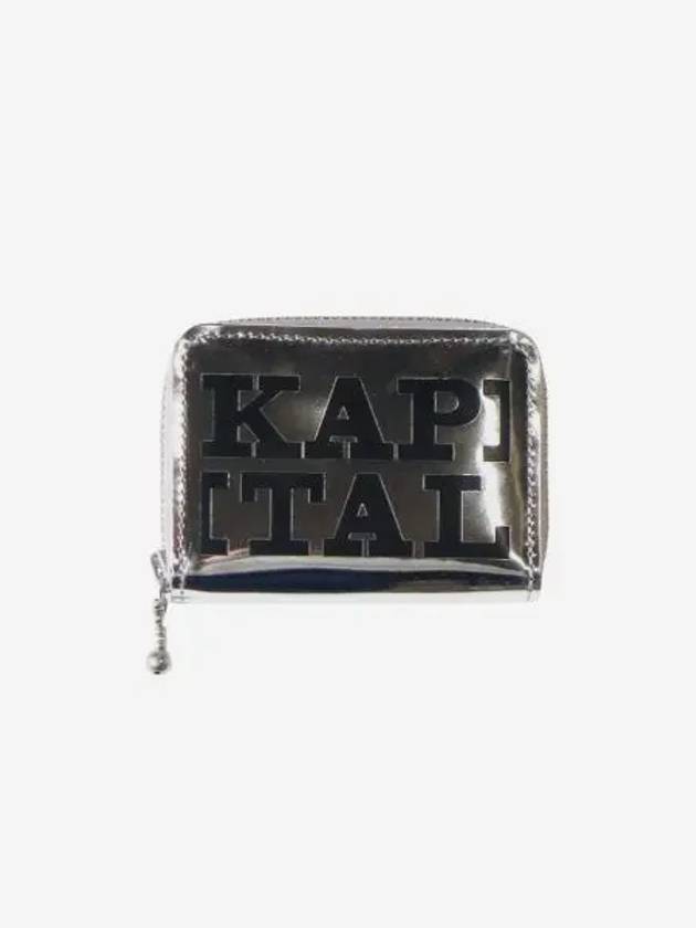 캐피탈 떰즈 업 미러 레더 미니 지갑 블랙 Kapital Thumbs Up Mirror Leather Mini Wallet Black