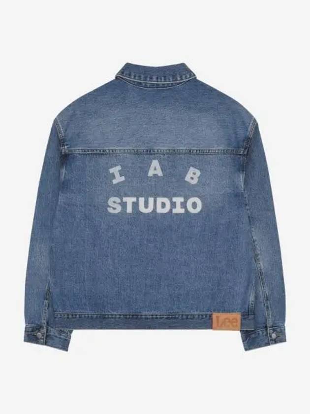 아이앱 스튜디오 x 리 데님 자켓 인디고 인디고 미디움 IAB Studio x Lee Denim Jacket Indigo Indigo Medium