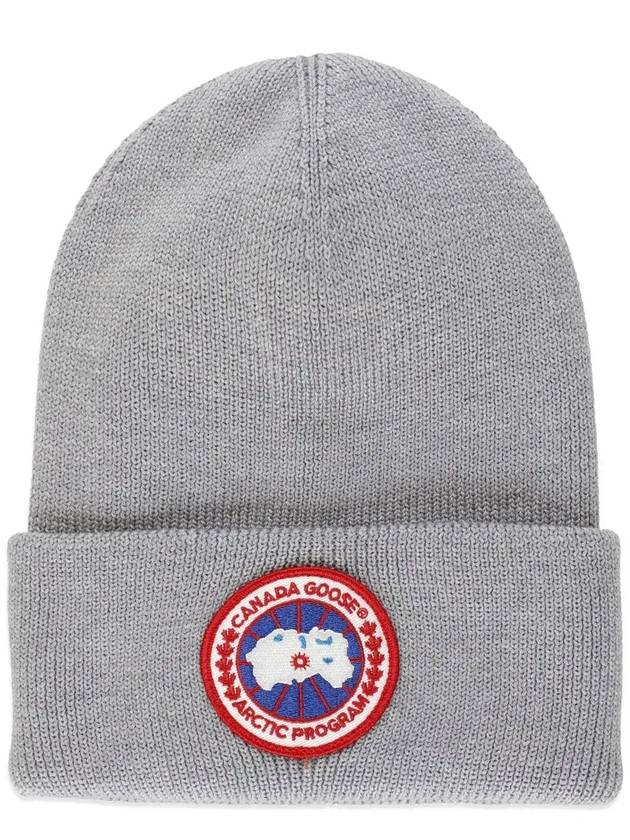 Canada Goose 로고 패치 비니 CG6936M43ArcticDiscToque_115