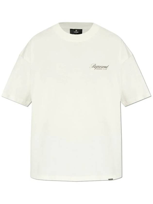 리젠트 시그니처 로고 티셔츠 OCM412010_072FLATWHITE