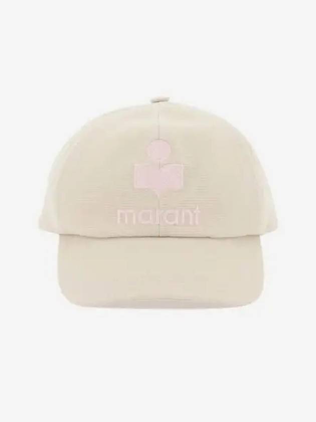 W 이자벨 마랑 타이론 로고 캡 에크루 핑크 23FW W Isabel Marant Tyron Logo Cap Ecru Pink 23FW