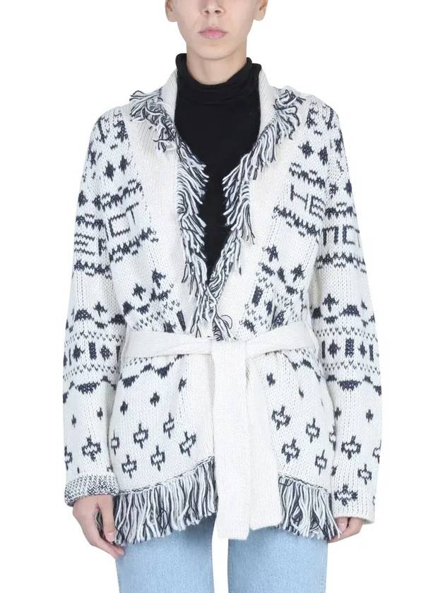 마더 벨티드 프린지 엣지 카디건 83161023_MTE