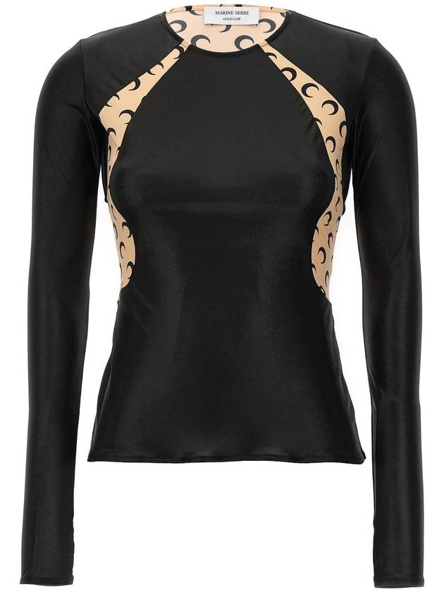 MARINE SERRE 드레이프 탑 WTO386TA10