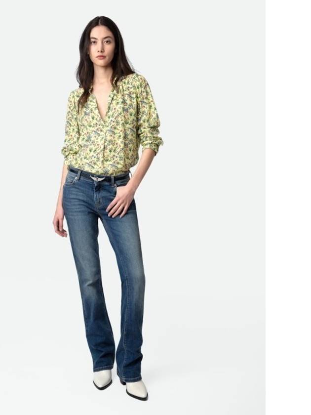 쟈딕앤볼테르 Tink 새틴 블라우스