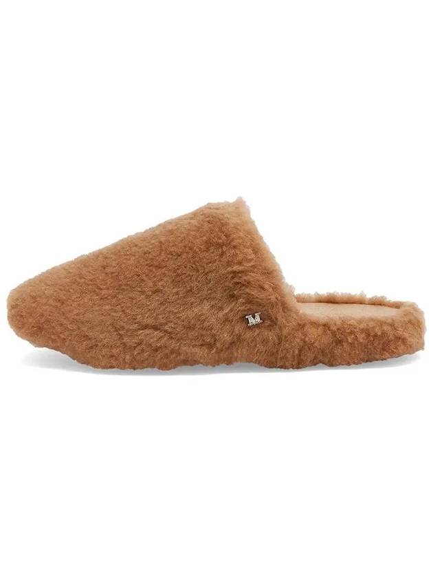 24FW 막스마라 플러피 테디 슬리퍼 카멜 2424526172600 001