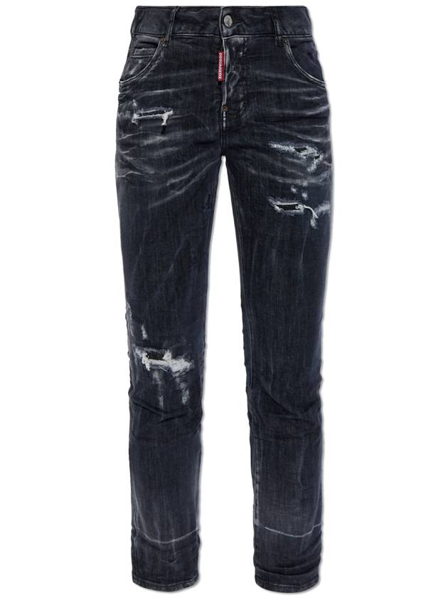 디스퀘어드2 디스트로이드 워시 쿨 걸 진 블랙