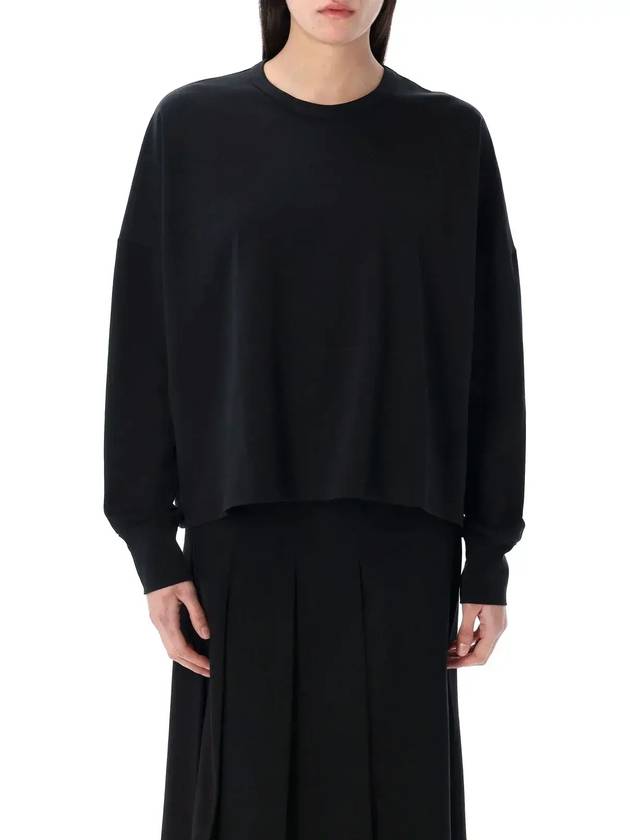 스튜디오 니콜슨 루프 롱슬리브 크루넥 티셔츠 LOOPSNW1618N_BLACK