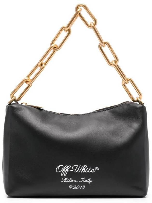 오프화이트 블록 가죽 토트 백 OWNM053C99LEA0011001