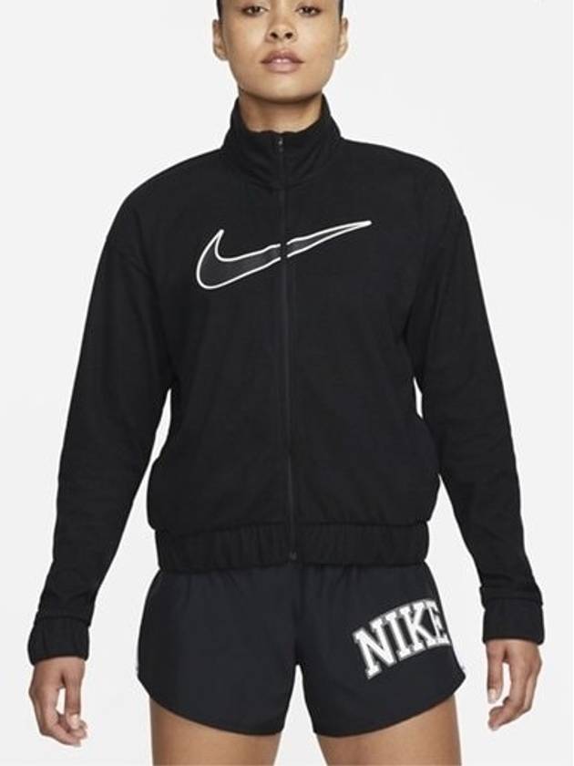 나이키 플리스 집업 자켓 DQ6384 010 블랙 WOMENS S 아시안핏