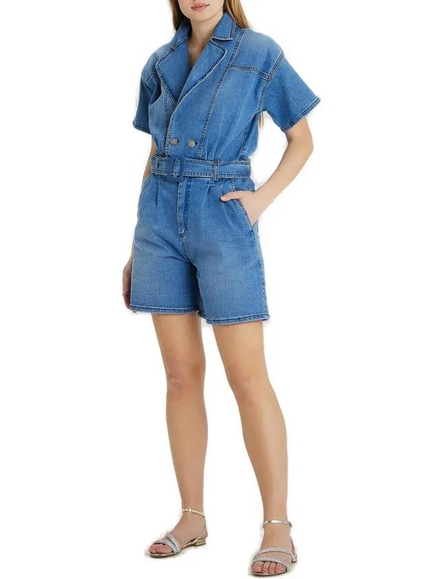 Federica Tosi 반팔 데님 점프수트 FTE21TJ0430VDENIM_0042