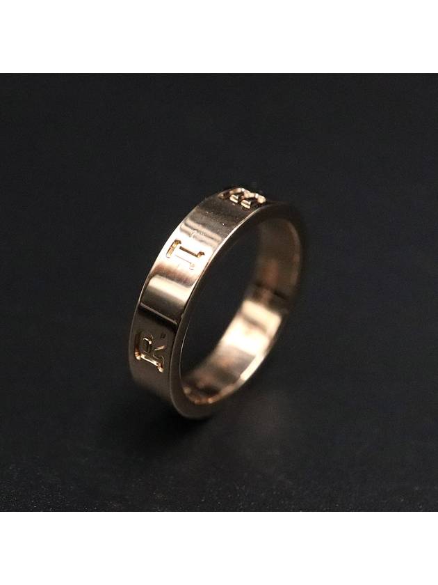 Bvlgari 불가리 360322 18K 로즈 골드 비제로원 에센셜 밴드 링 반지 46호