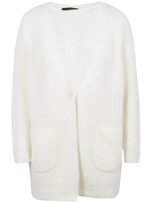 Fabiana Filippi 오버사이즈 니트 버튼 카디건 MAD272B652F708_VR1