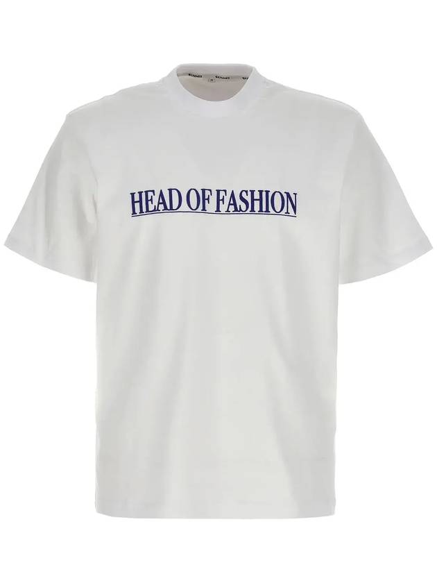 Sunnei Head Of Fashion 프린트 크루넥 티셔츠 MRTWXJER054JER012_WHITE