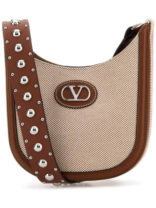 발렌티노 가라바니 투톤 캔버스 VLogo 시그니처 크로스바디 백 6W2B0R42YGC RCA