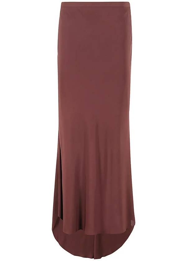 Philosophy Di Lorenzo Serafini 하이로우 헴 미디 스커트 A01187119095_0106MARRONE