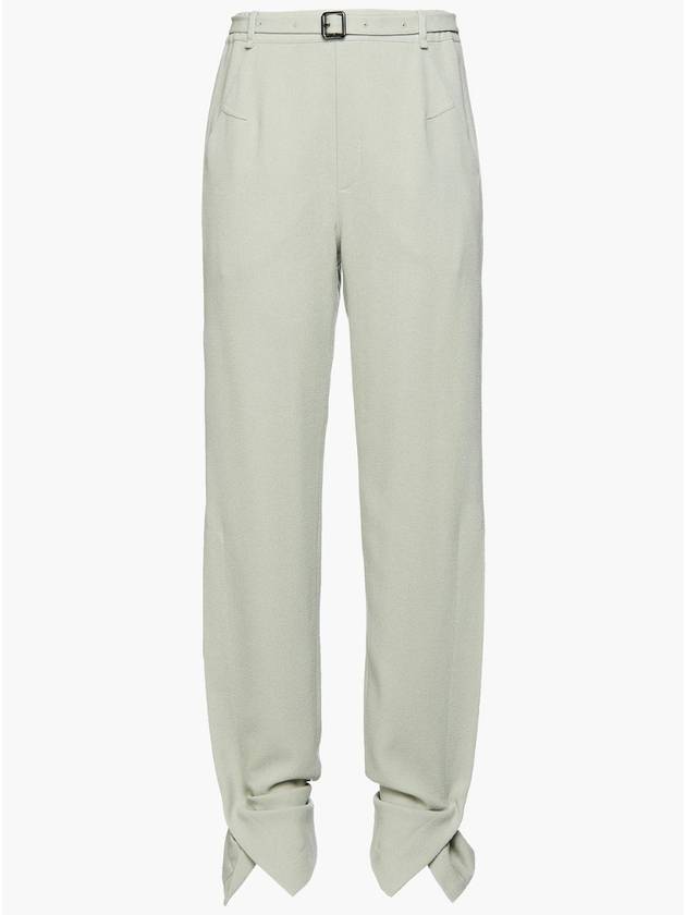 롤랑뮤레 Askern belted pleated wool crepe straight leg pants 32027475399060454