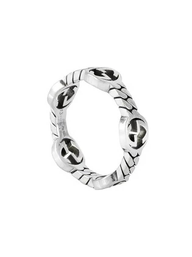 구찌 인터로킹 G 반지 YBC661523001 실버