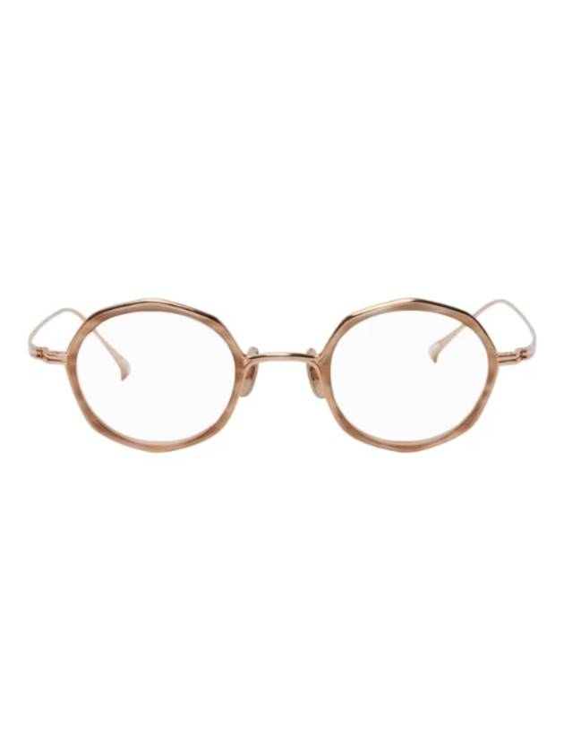 유이치 토야마 로즈 골드 F 브란트 안경 ROSE GOLD BROWN