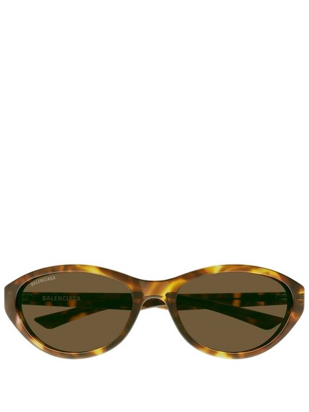 발렌시아가 아이웨어 라운드 프레임 선글라스 하바나