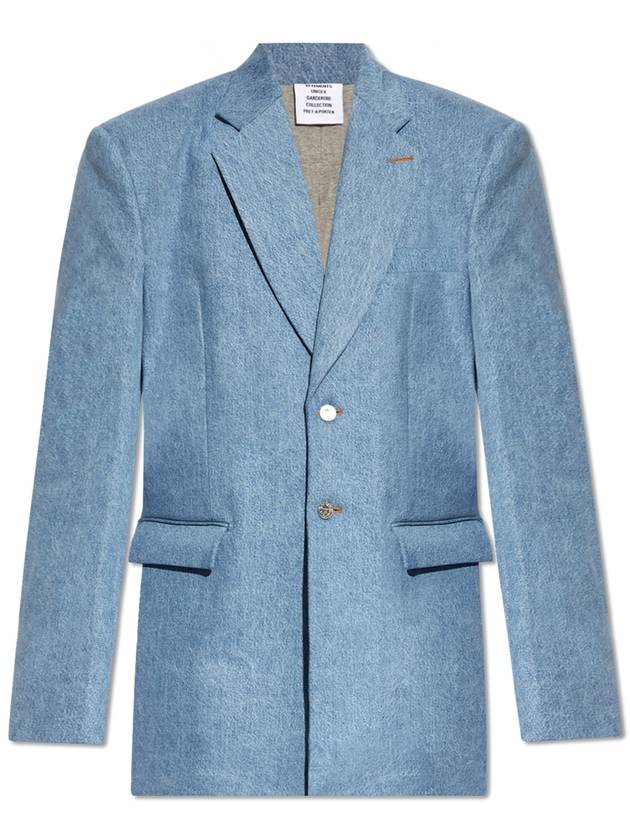 24SS 베트멍 여성 자켓 VETEMENTS Oversize Blazer  Women's  Blue