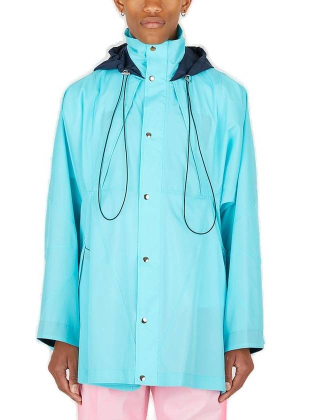 Botter Triangle 우산 후드 끈 달린 레인코트