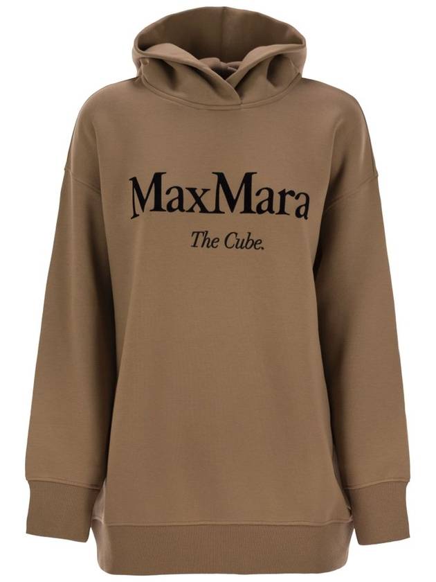 'S Max Mara 로고 디테일 긴팔 후디