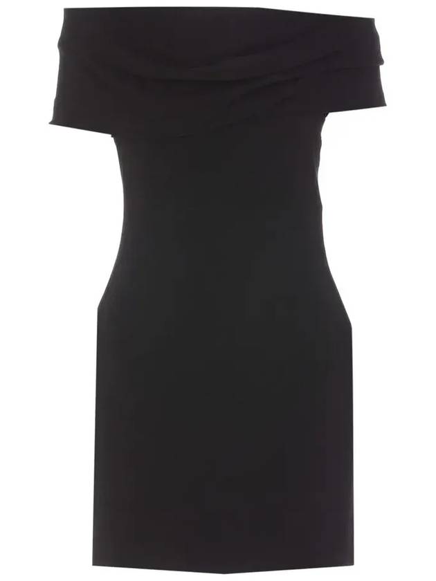 솔러스 런던 오프숄더 드레스 OS41005_BLACK