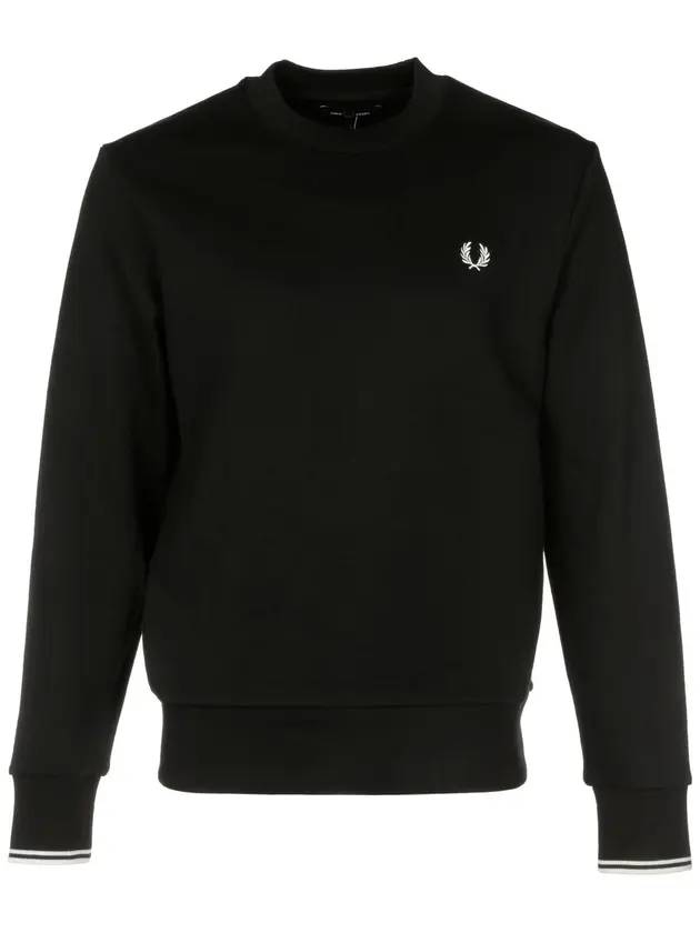 프레드페리 스웨트 맨투맨 블랙