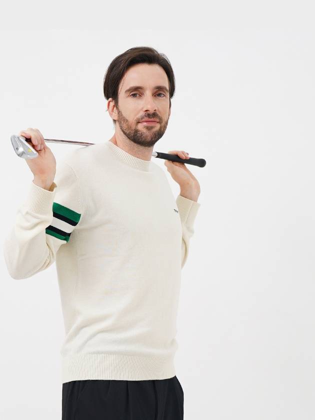 트리메르 시그니처 라인 캐시미어 니트 UNISEX IVORY TMFRN40210