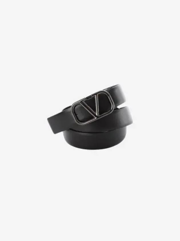 발렌티노 브이로고 시그니쳐 벨트 블랙 Valentino Vlogo Signature Belt Black