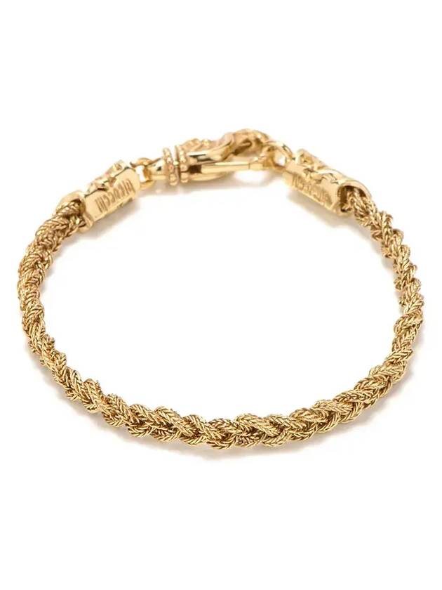 Emanuele Bicocchi 타이니 브레이드 브레이슬릿 RLCB3G_GOLD