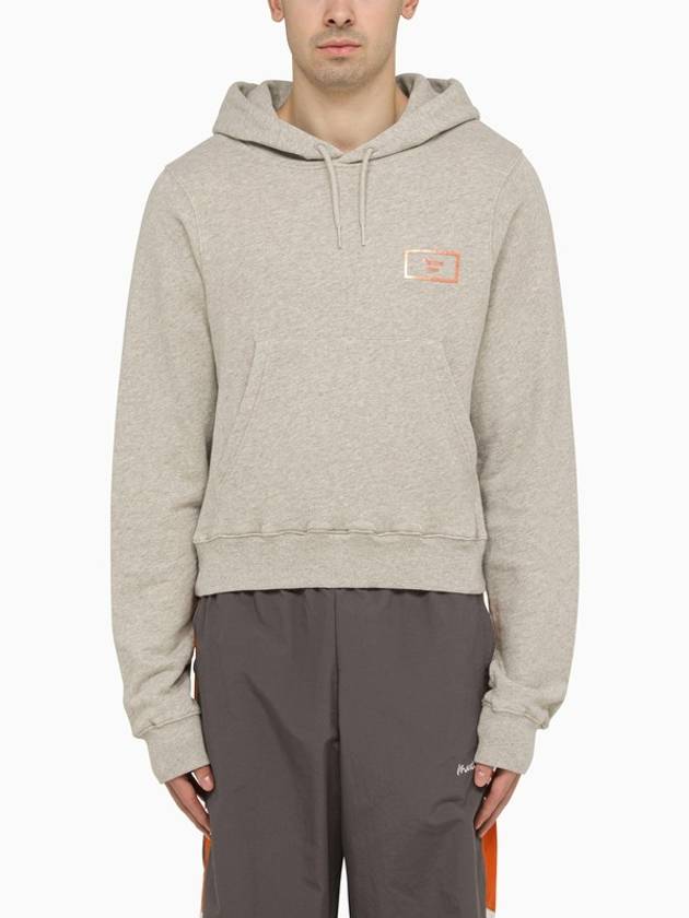 Martine Rose Grey cotton hoodie
