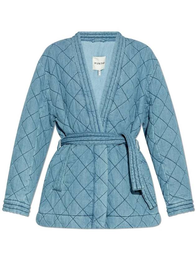 문테 퀼팅 벨티드 재킷 2511534251080_BLUE