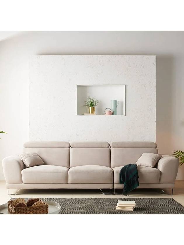 착불 폴로까사 플라타 아쿠아텍스 스웨이드 패브릭 4인용소파