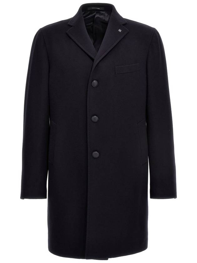 Tagliatore 싱글 브레스트 파인 니트 코트