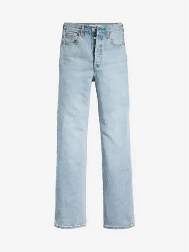 리바이스 우먼 립케이지 풀 렝스 진 라이트 인디고 Levi's Women Ribcage Full Length Jean Light Indigo