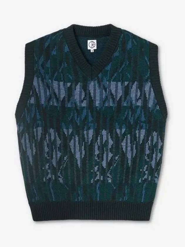 Polar Skate Co. 폴라스케이트 폴 니트 베스트 다크 그린 Polar Skate Co Paul Knit Vest Dark Green