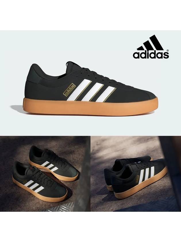 아디다스 운동화 VL 코트3 스니커즈 신발 블랙화이트3