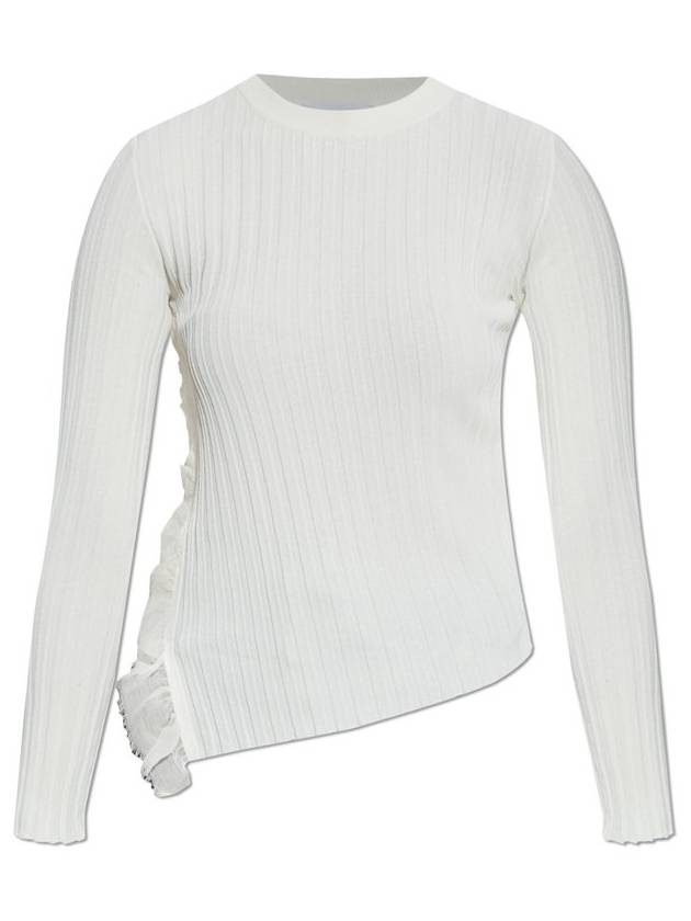 알렉산더 맥퀸 리브 니트 비대칭 탑