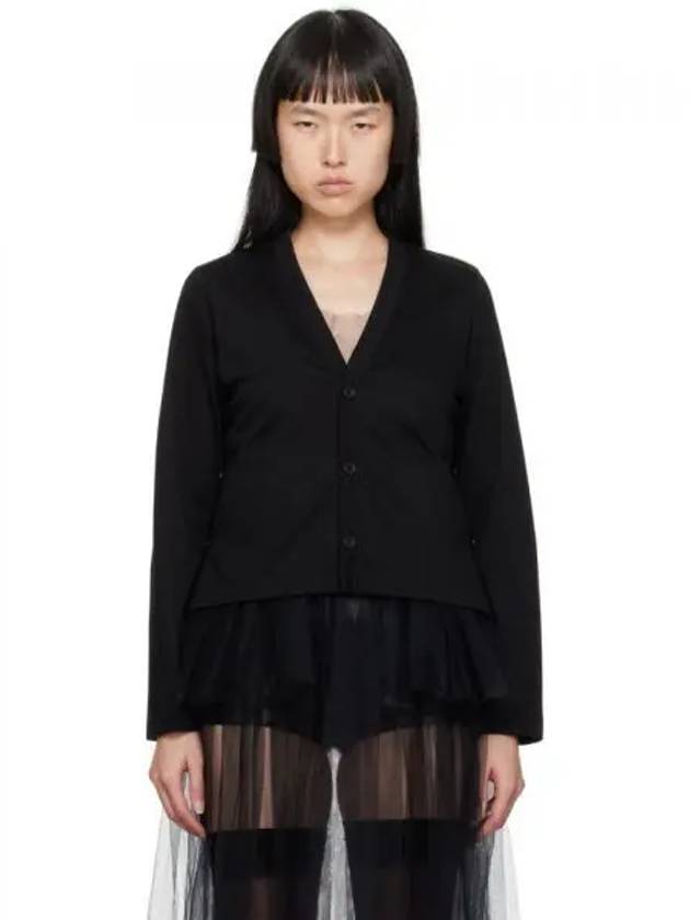 Noir Kei Ninomiya 블랙 레이어드 가디건 KK10155353B