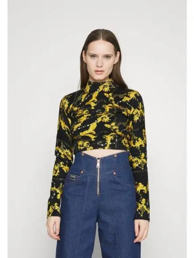 베르사체 진 쿠튀르 점퍼 블랙골드 677240