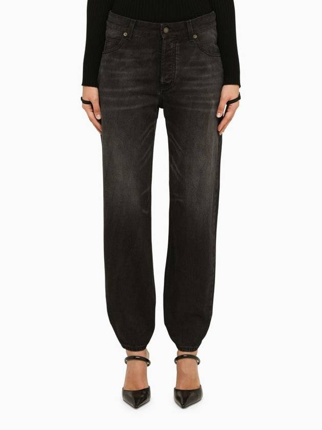Black Denim Boyfriend Jeans