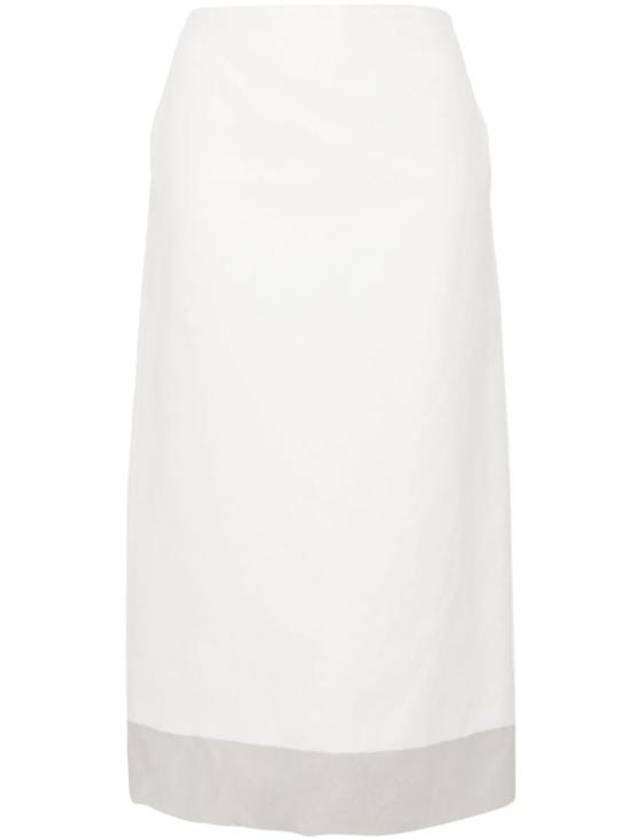 24SS 스포트막스 숏 스커트 12101193600001 WHITE
