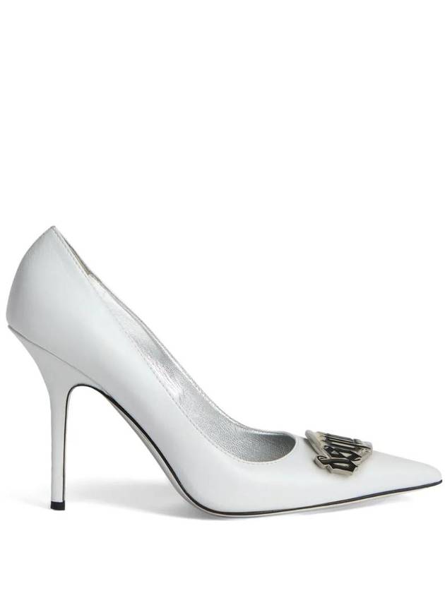 디스퀘어드2 로고 장식 가죽 펌프스 100mm PPW011001500001