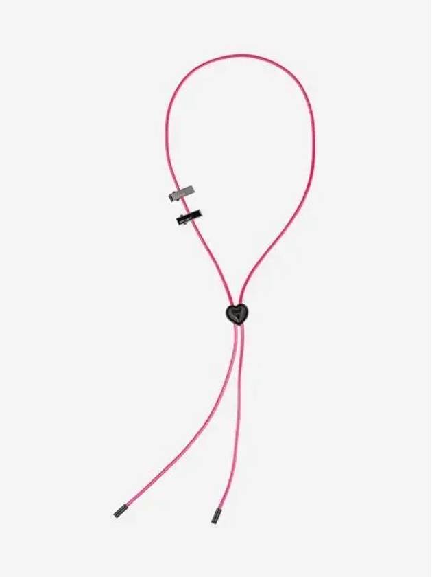 센티멍 넘버 483 하트 코드 락 네크리스 블랙 핑크 Sentiments No.483 Heart Code Lock Necklace Black Pink