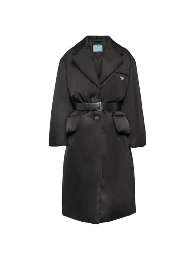 프라다 리나일론 다운 패딩 블랙